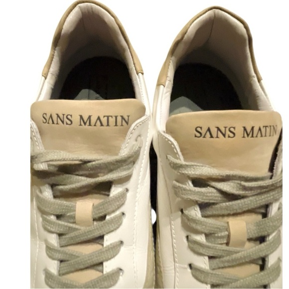SANS MATIN White and Tan women’s Shoes 41 - Picture 8 of 12